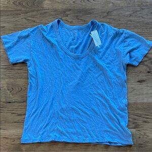 NWT American Eagle Outfitters Scoop Neck Tee - Blue